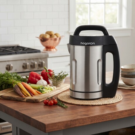 Sopera Eléctrica HOGARON HGSP16 1000W Capacidad 1,6L 4 Funciones Cocina Y Licúa Automática Sopas Cremas Smoothies Salsas Sopera Eléctrica HOGARON HGSP16 1000W Capacidad 1,6L 4 Funciones Cocina Y Licúa Automática Sopas Cremas Smoothies Salsas