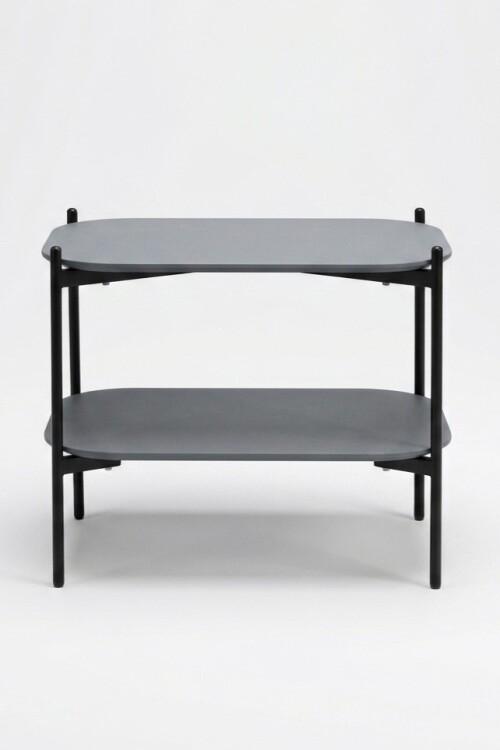 Mesa auxilliar TB-10 doble Gris