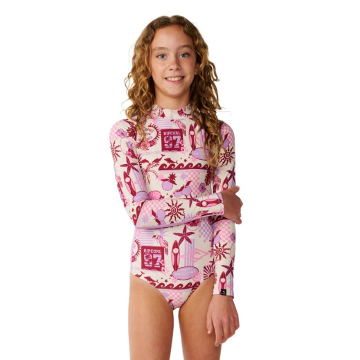 Lycra Rip Curl Costa Del Sol Ls Surfsuit - Lila Lycra Rip Curl Costa Del Sol Ls Surfsuit - Lila