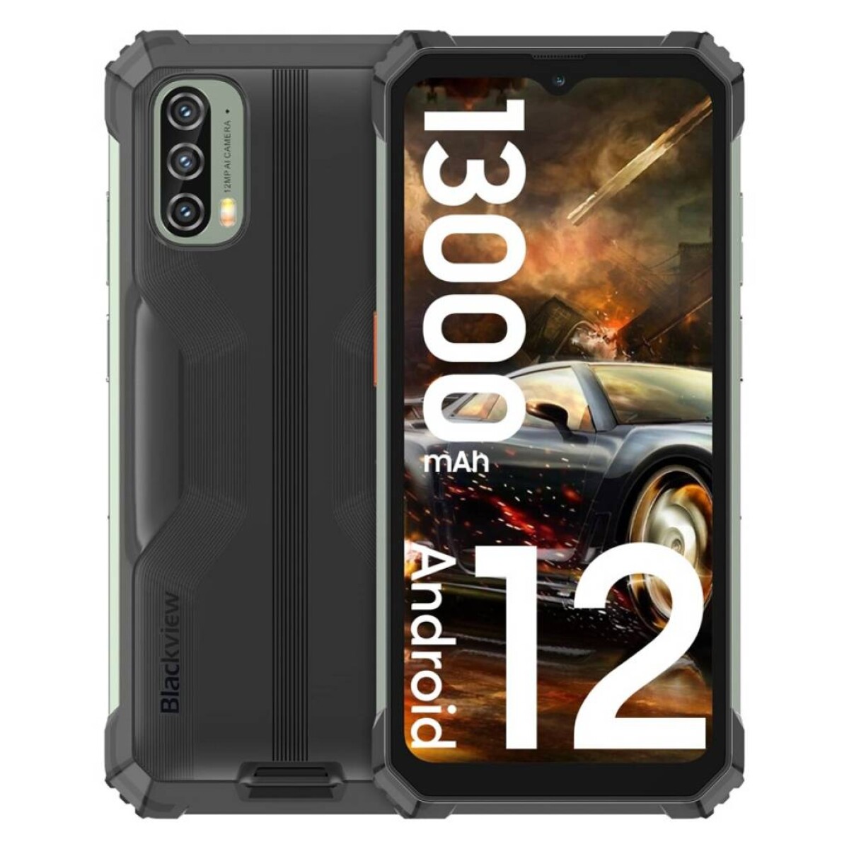 Celular Blackview Robusto BV7100 4G 6,5" 6GB 128GB Negro 