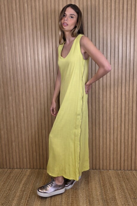 Vestido Mula Verde Lima