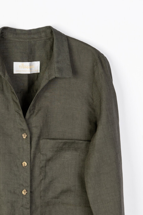 Camisa Safari Verde
