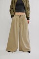 PANTALON WIDE JULIEN CHINO Natural