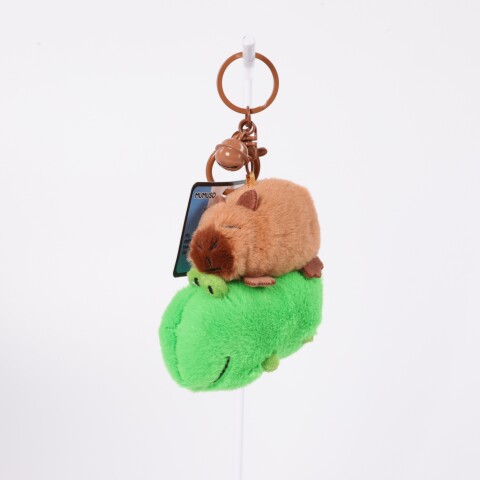 PELUCHE/LLAVERO CON CAPIBARA SOBRE UN COCODRILO PELUCHE/LLAVERO CON CAPIBARA SOBRE UN COCODRILO