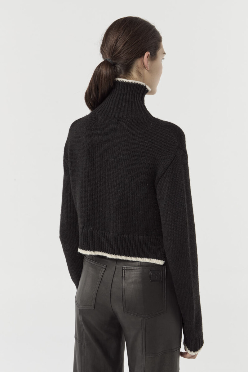 SWEATER TEX Negro