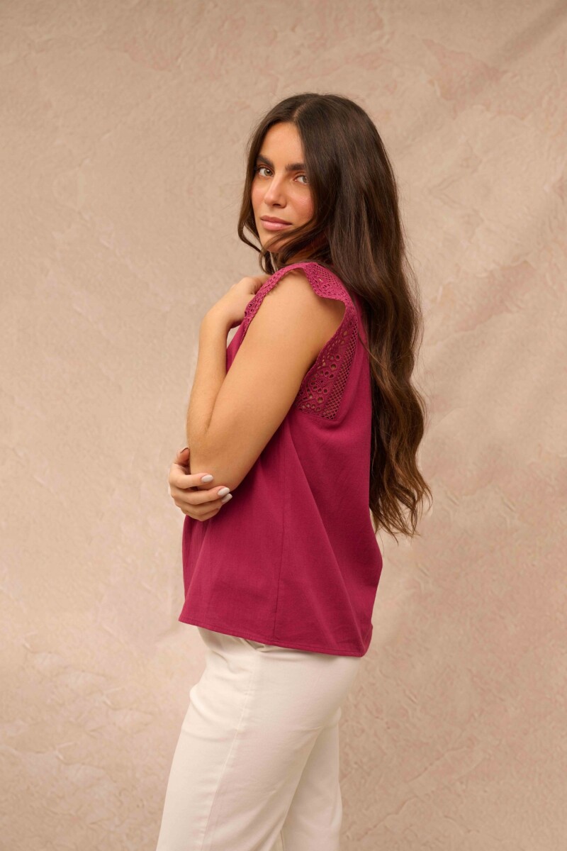 BLUSA VERA FUCSIA BLUSA VERA FUCSIA