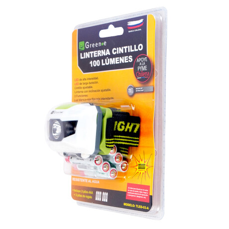 Linterna de cabeza 100 lumens Linterna de cabeza 100 lumens