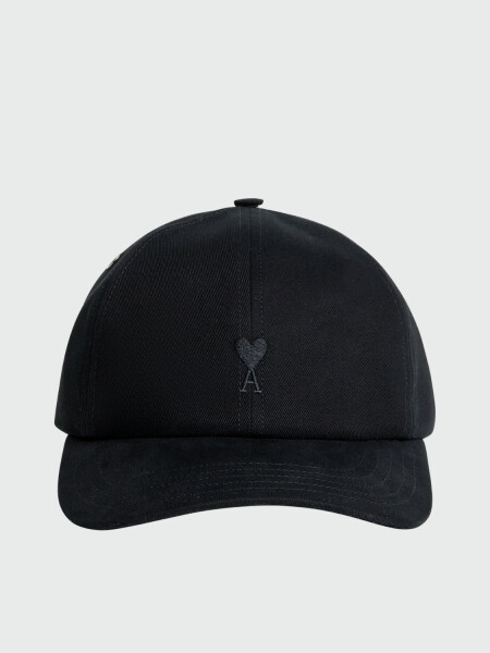 AMI PARIS - Gorra Cuore Algodón Negro