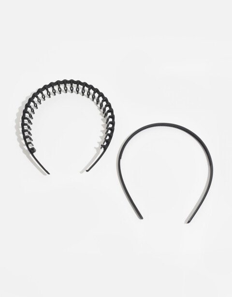 Vinchas Sets Acrilico Set De Vinchas - Negro