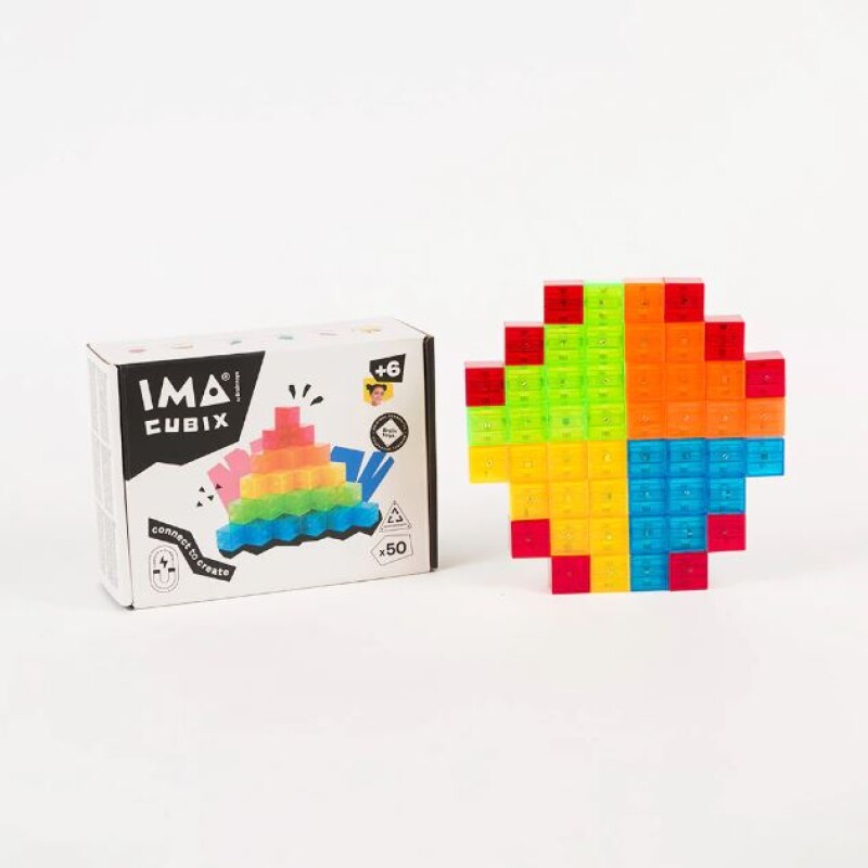 Ima Cubix 50 piezas Connect to create Braintoys Ima Cubix 50 piezas Connect to create Braintoys