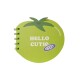 Libreta frutas tomate verde