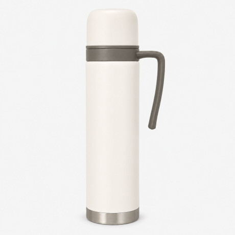 Termo Ac. Inox 0,50Lts Manija Pico Cebador Paris Comet Blanco