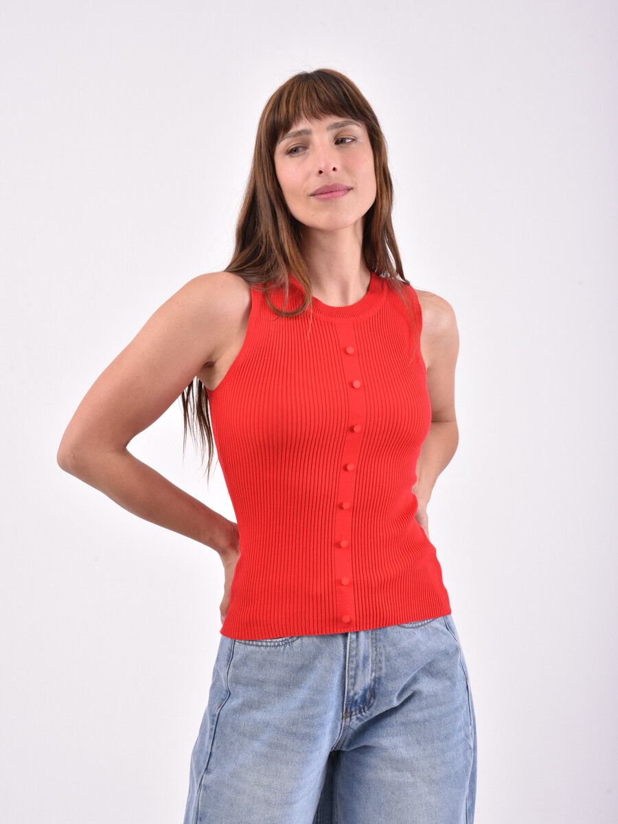 MUSCULOSA SWEETY - ROJO 