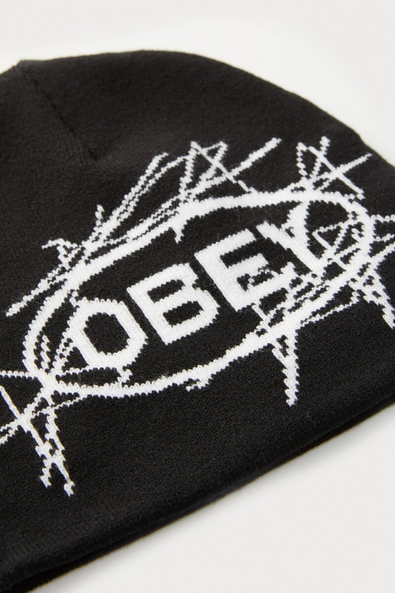 OBEY SCRAM BEANIE Negro