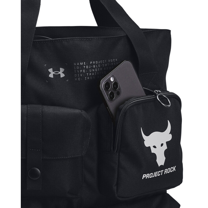 UA Project Rock Gym Sack-GRN BLK-001