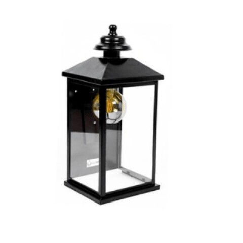 FAROL 1L VERO P/ MURO CHAPA NEGRA CHICO E27 FAROL 1L VERO P/ MURO CHAPA NEGRA CHICO E27