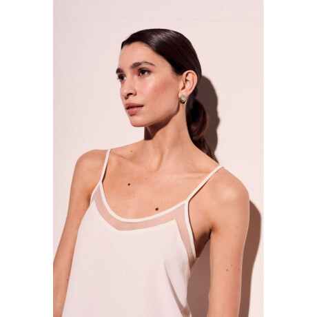 Blusa Lencera Blanco