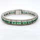 Magnifica Pulsera Antigua En Plata Y Piedras Sinteticas Con Punzon Frances. Circa 1880-1920'S Aprox. Magnifica Pulsera Antigua En Plata Y Piedras Sinteticas Con Punzon Frances. Circa 1880-1920'S Aprox.