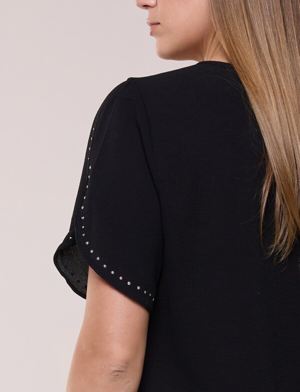 Blusa Det Tachas NEGRO