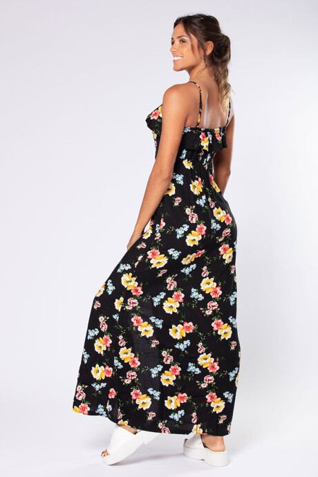 VESTIDO LARGO GURUS Negro