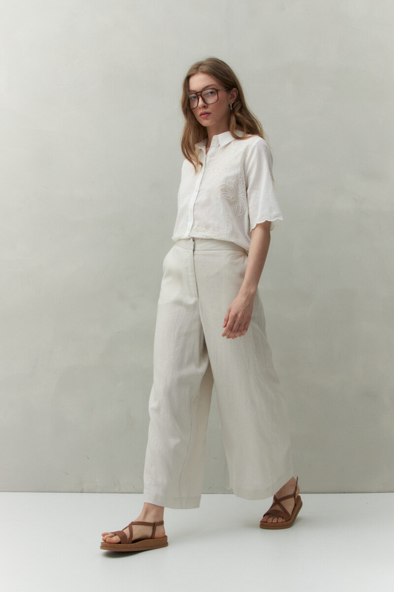 PANTALON ALESSIO Hueso