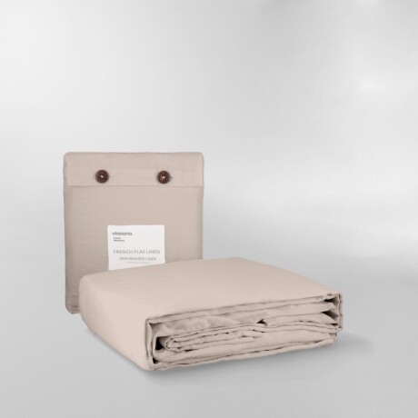 SÁBANA FRENCH FLAX LINEN BEIGE - KING