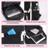 Pack x3 Mochila Kawaii Impermeable Usb Multuso Resistente Variante Color Negro