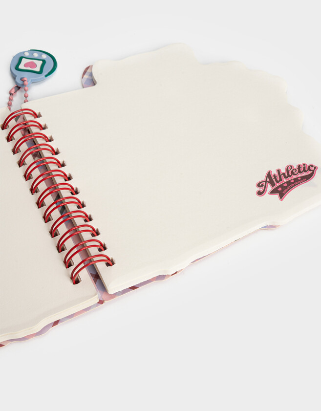 Anotadores Cuadernos y Memos Memo Anillado Con Forma De Gatito - Rosa Claro