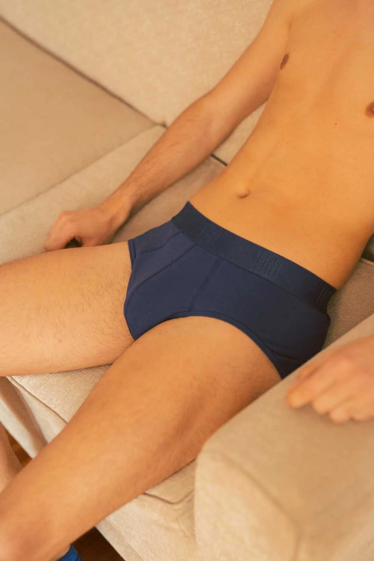 Slip EGO Algodón Azul