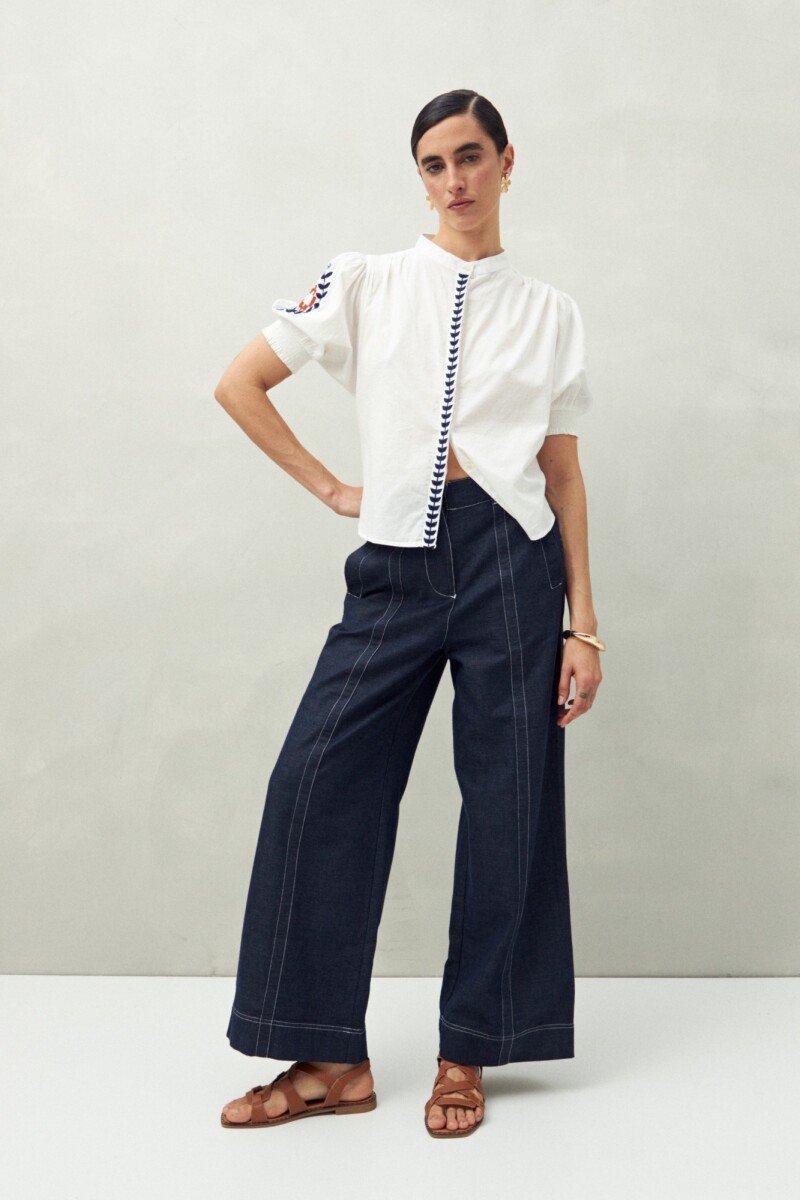 PANTALON ROMANE - Indigo 