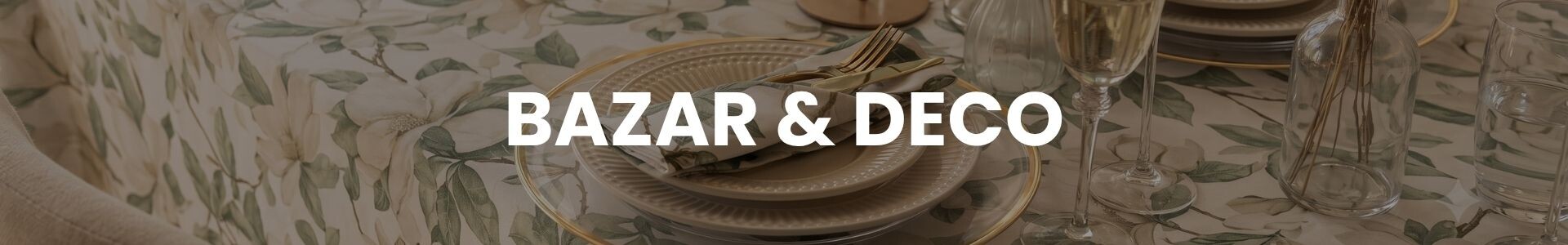 Bazar & Deco Banner