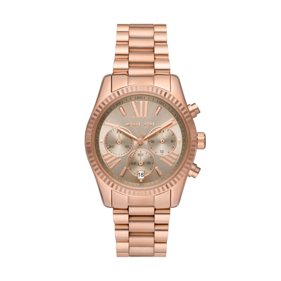 Reloj Michael Kors Lexington Acero Oro Rosa 0