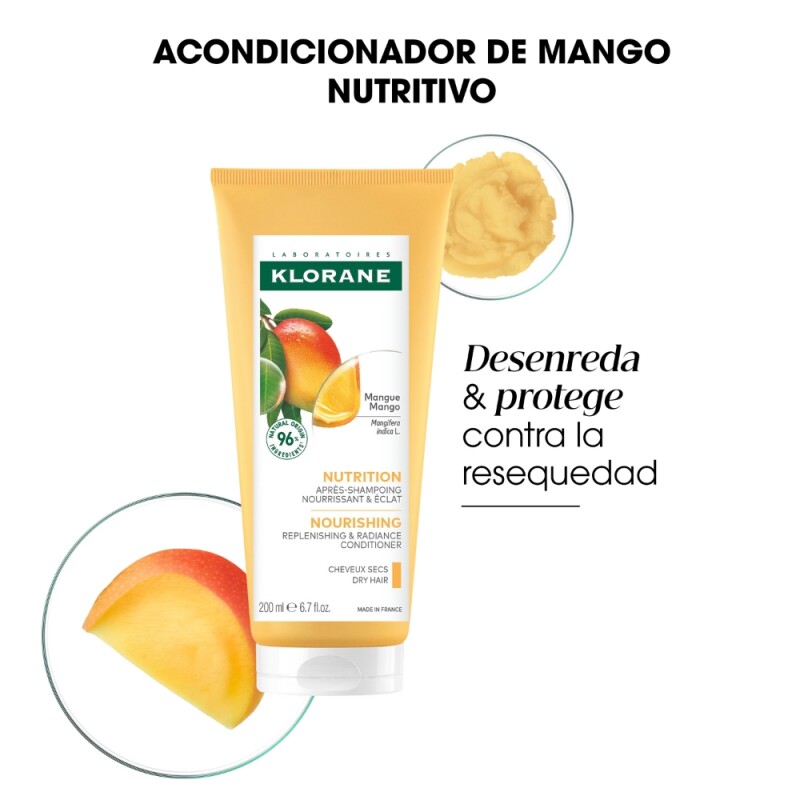 Acondicionador Klorane 200 Ml. Acondicionador Klorane 200 Ml.