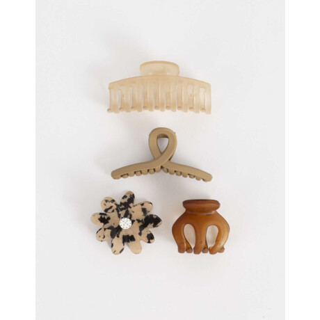 Broches Sets Especiales Marron Medio