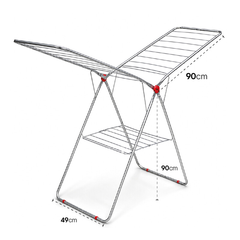 TENDEDERO DE PIE PLEGABLE PARA ROPA ZILAN ALUMINIO Tendedero De Pie Plegable Para Ropa Zilan Aluminio