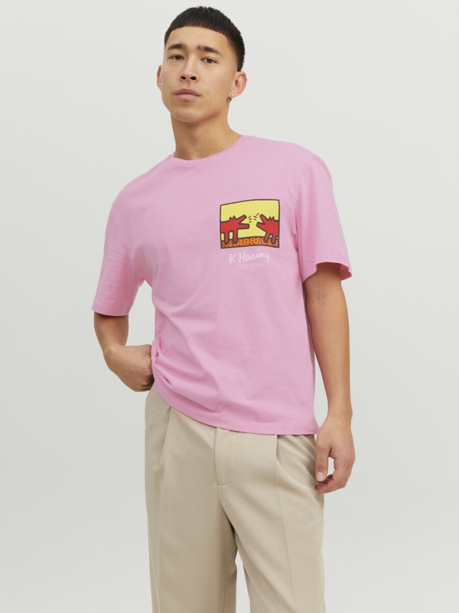 Camiseta Keith Haring - Prism Pink 