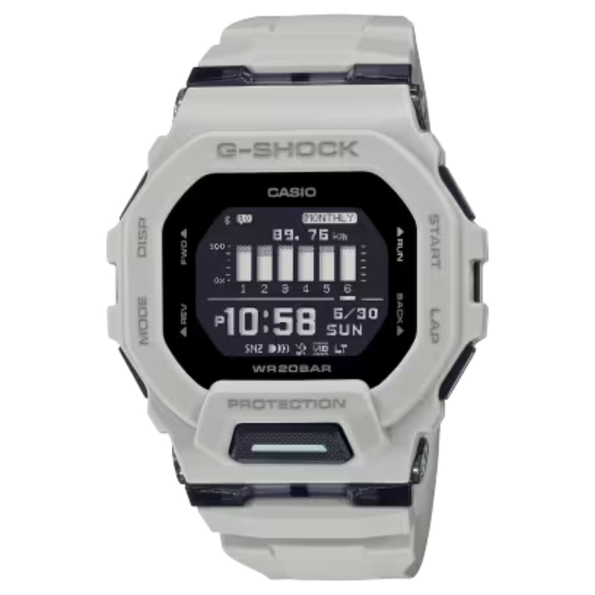 Reloj CASIO GBD200UU-9DR en Resina Amarillo Esfera 48mm 