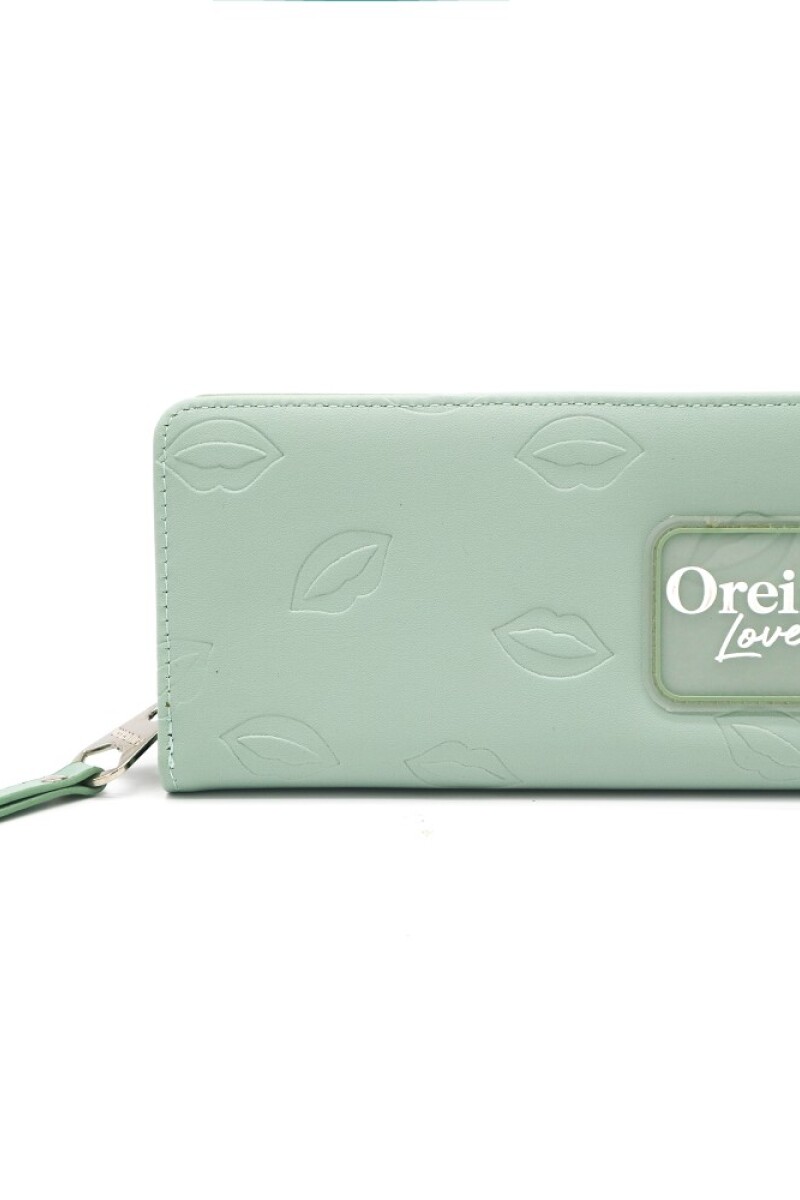 Billetera Las Oreiro Verde Aqua