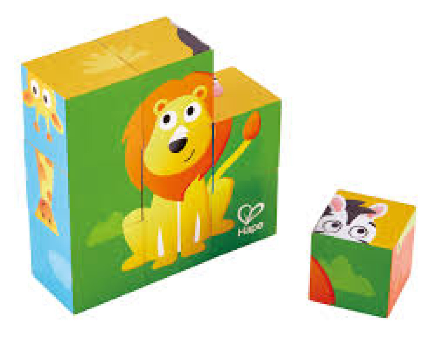 PUZZLE DE MADERA ANIMALES 6 FIGURAS 