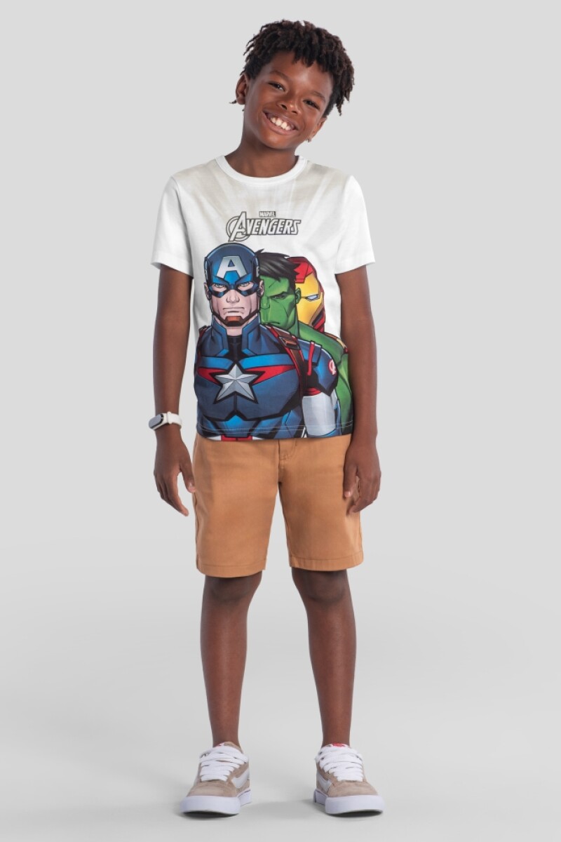 Remera Infantil. Blanco.