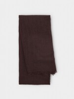 Pashmina Con Lana marron
