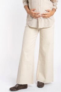 Jean Lemon Mama Flare Wide Leg Nacar