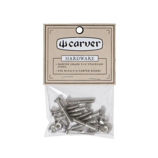 Tornillos Carver Hardware Set 1 1/4" Stainless Tornillos Carver Hardware Set 1 1/4" Stainless