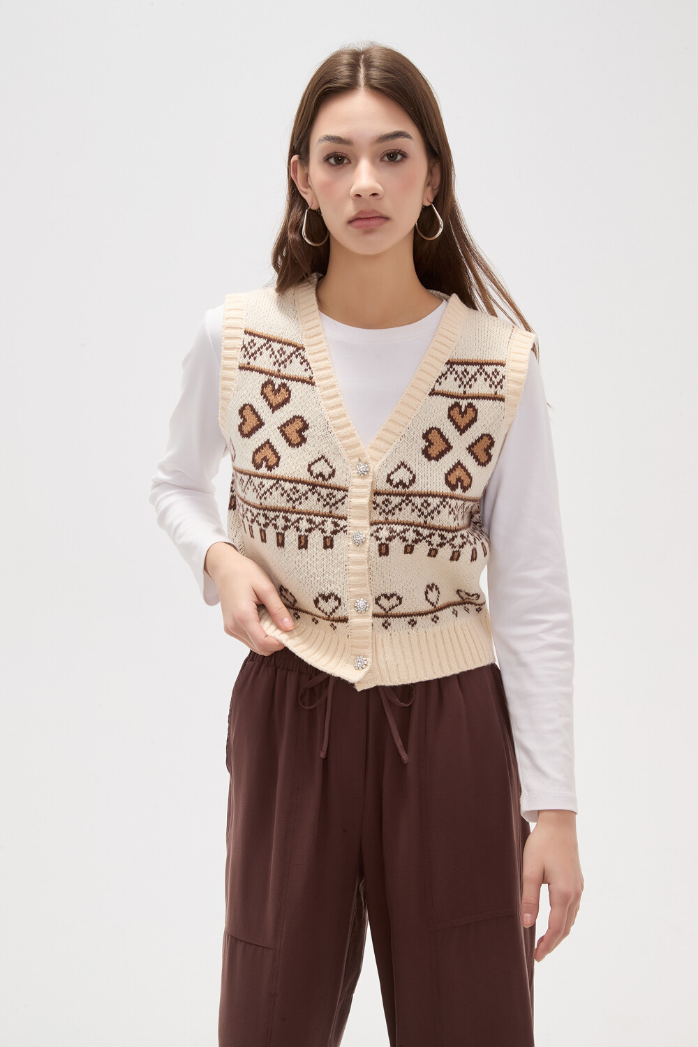 Chaleco Teshie Estampado 1