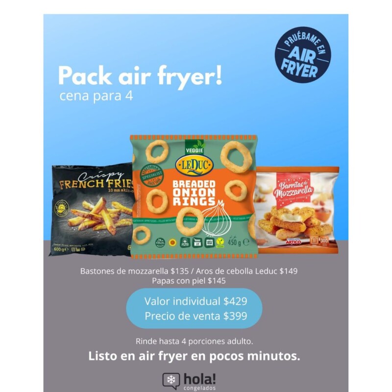 PACK AIR FRYER! CENA PARA 4 PACK AIR FRYER! CENA PARA 4