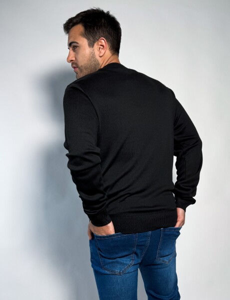 Sweater tejido Sigur Negro