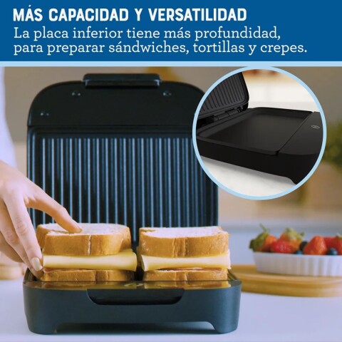 Sandwichera Oster CKSTSM400 2 Plato Negro Sandwichera Oster CKSTSM400 2 Plato Negro
