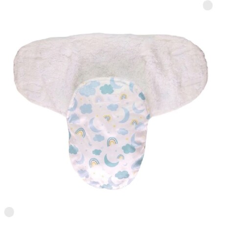 Saco de dormir-swaddle Super soft Arcoiris celeste