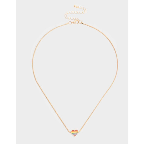 Cadena Corta con Dije Pride Dorado