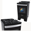 COCINA ENXUTA CENXV 27542NG 4H Mesada VIDRIO s/Gas -NEGRA Sin color
